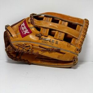 SSK Dimple-II SBG-78 Baseball Glove Tan US Steerhide Leather Right Hand Throw